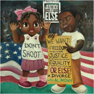 "WE WANT JUSTICE...OR ELSE" (GICLEE PRINT)