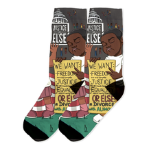 Load image into Gallery viewer, &quot;We Want Justice ...&quot;Socks
